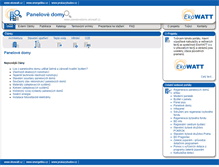 Tablet Screenshot of panelovedomy.ekowatt.cz